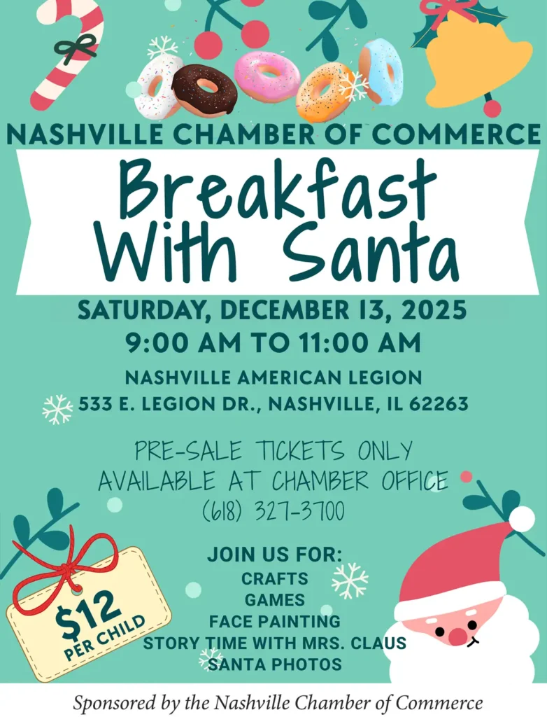 Breakfast with Santa Event - Nashville IL